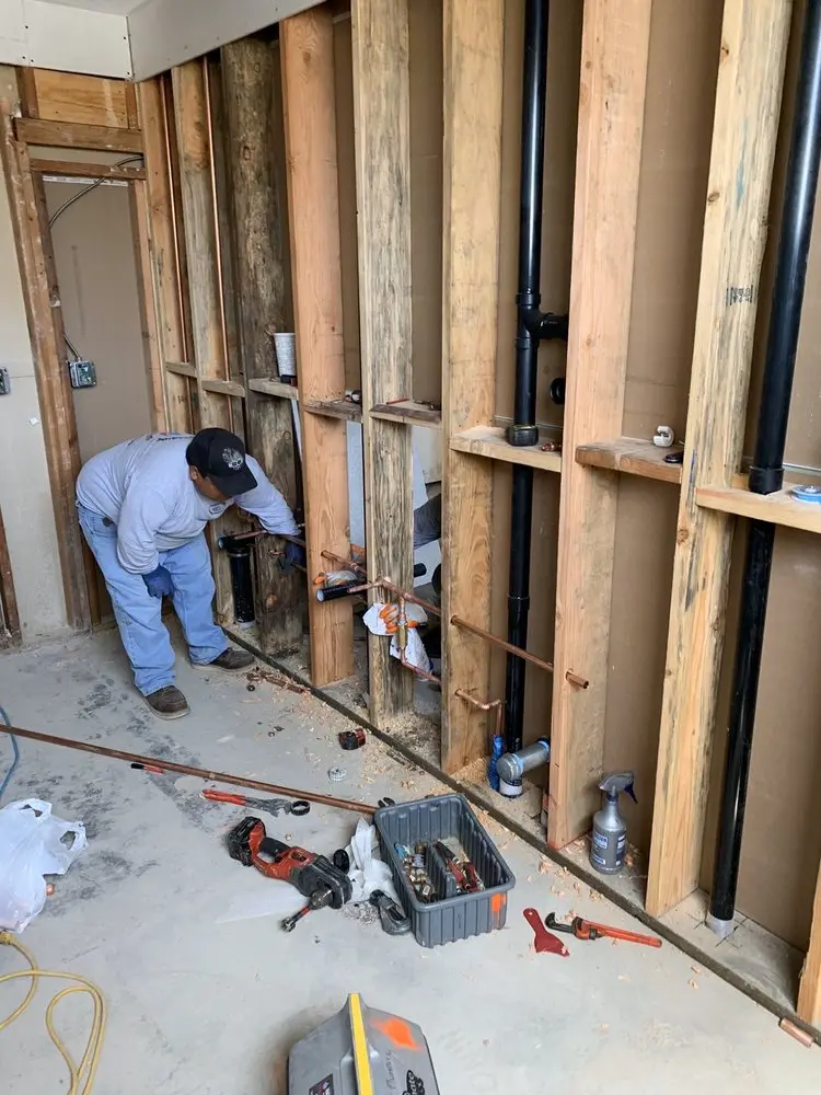 Commercial rough-in plumbing for Trenchless Sewer Repair in Palm Harbor